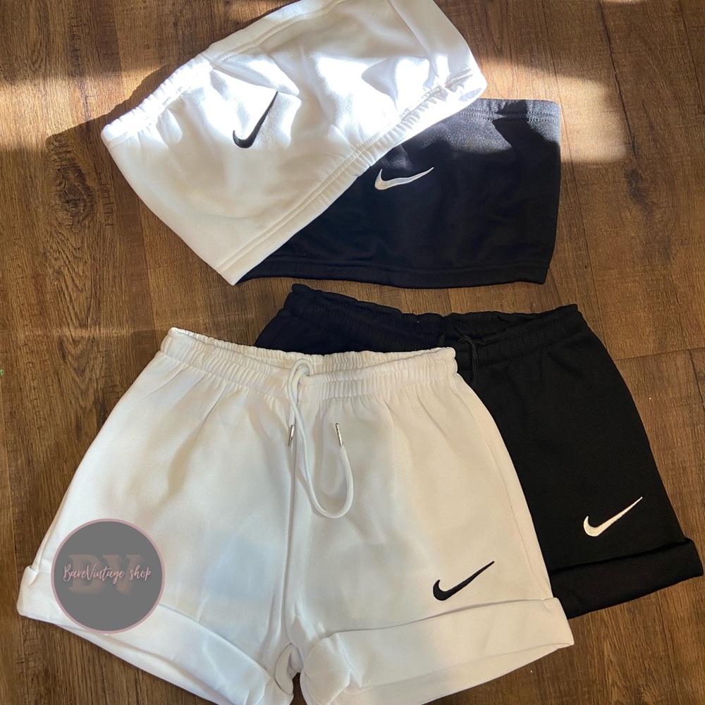 Nike tube top short set